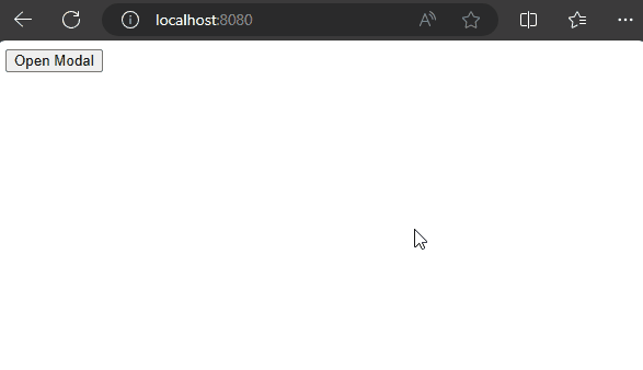 simple modal