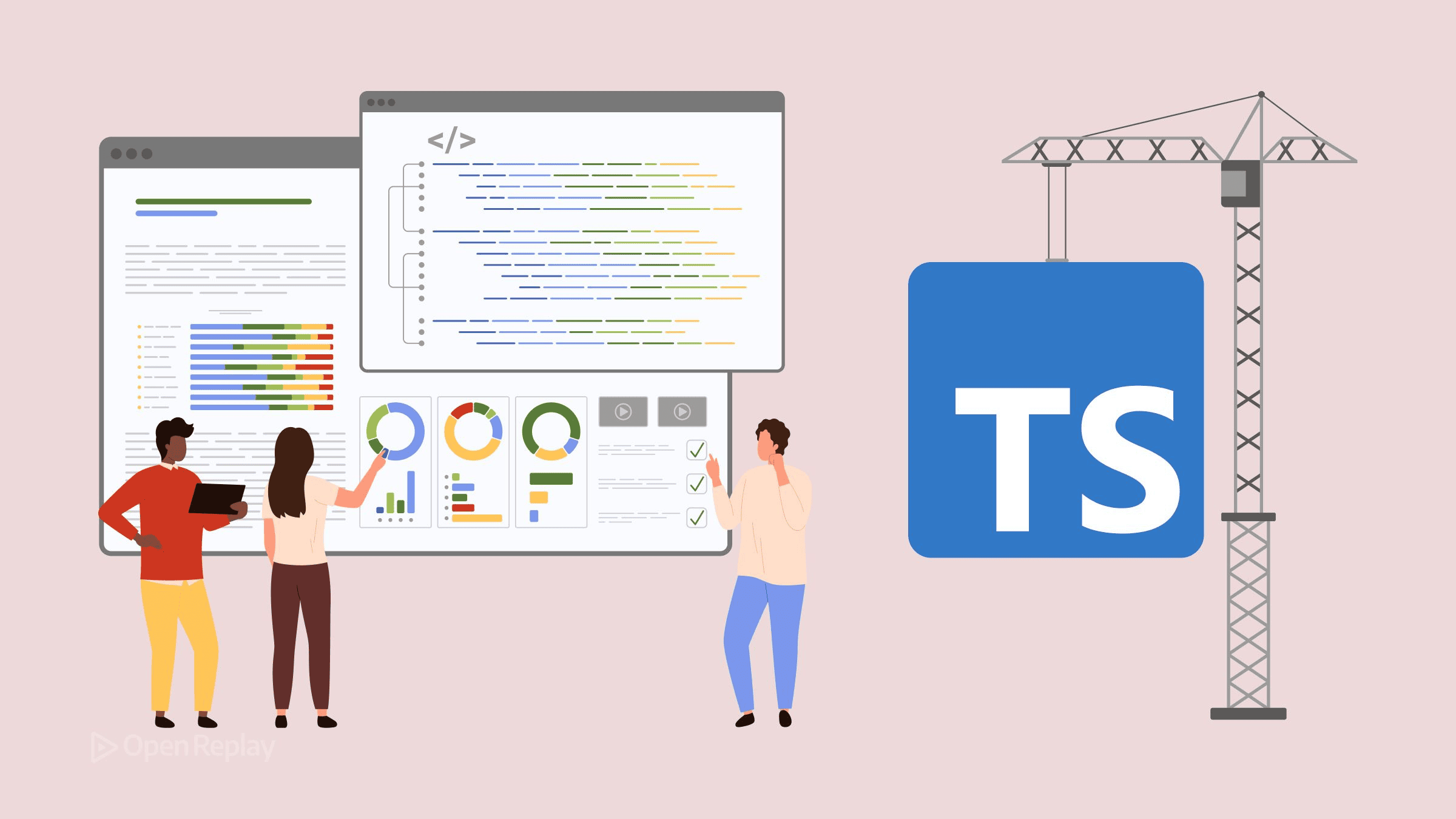 TypeScript best practices for large projects: strict mode, noUncheckedIndexedAccess, exactOptionalPropertyTypes, generated types, runtime validation, and CI guardrails.