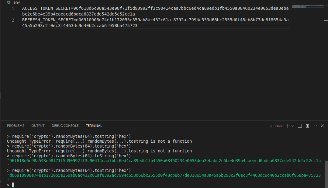 Setting up a backend