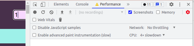Throttling the app