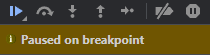 Chrome debug icons