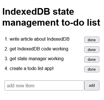 todo list app