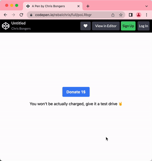 1 Payment API demo