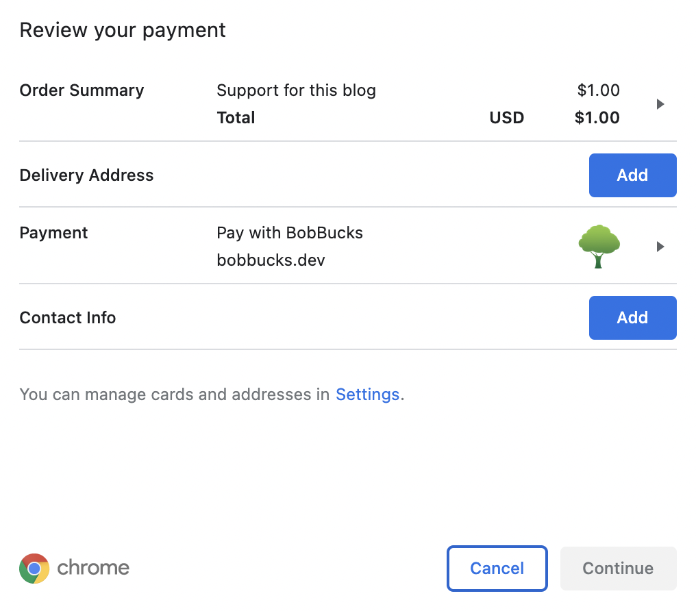 3 Payment extra information